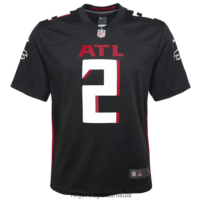 Youth Atlanta Falcons Matt Ryan Nike Black Game Jersey Clothing NFL TBXFR62232