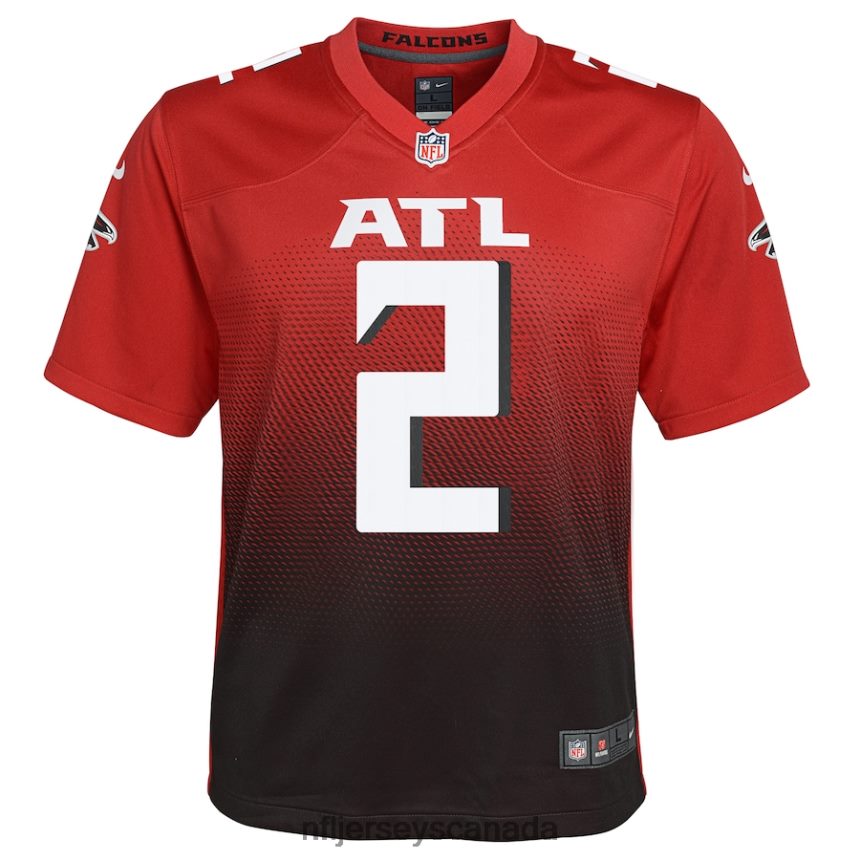 Youth Atlanta Falcons Matt Ryan Nike Red 2nd Alternate Game Jersey Clothing NFL TBXFR62540