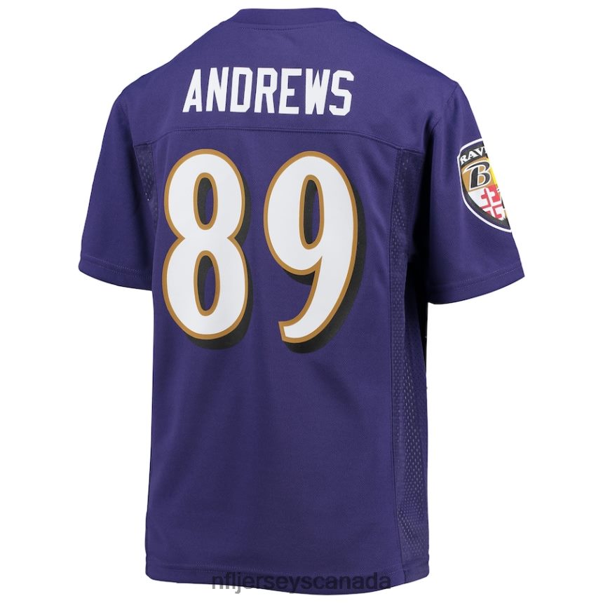 Youth Baltimore Ravens Mark Andrews Purple Replica Player Jersey Clothing NFL TBXFR6621