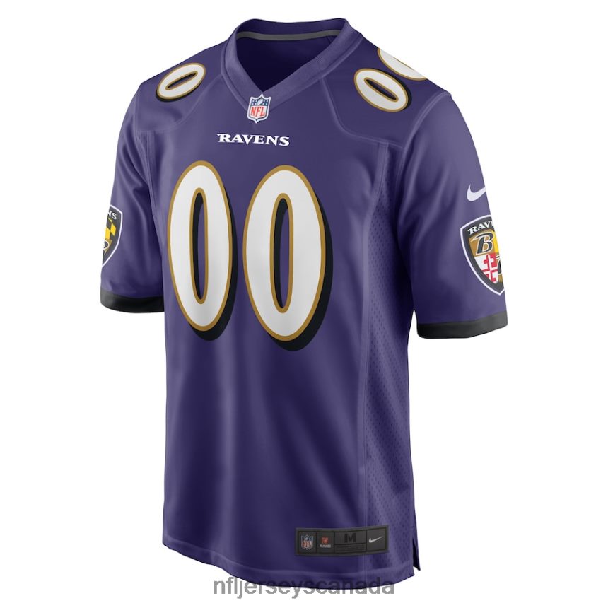 Youth Baltimore Ravens Nike Purple Custom Game Jersey Clothing NFL TBXFR6380