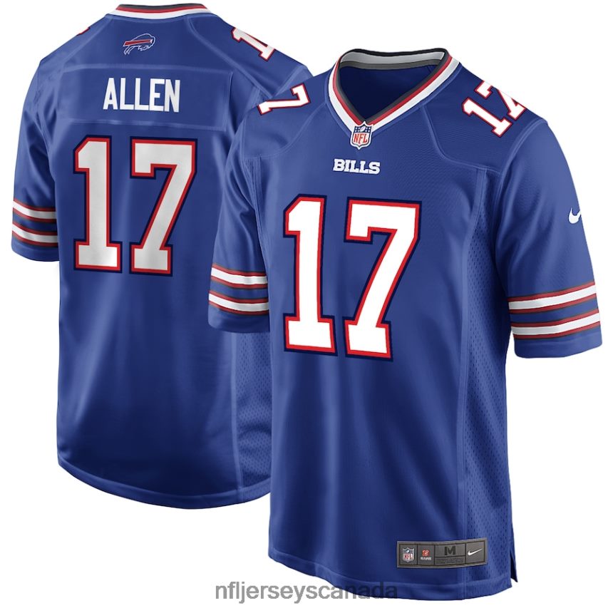 Youth Buffalo Bills Josh Allen Nike Royal Game Player Jersey Clothing NFL TBXFR686
