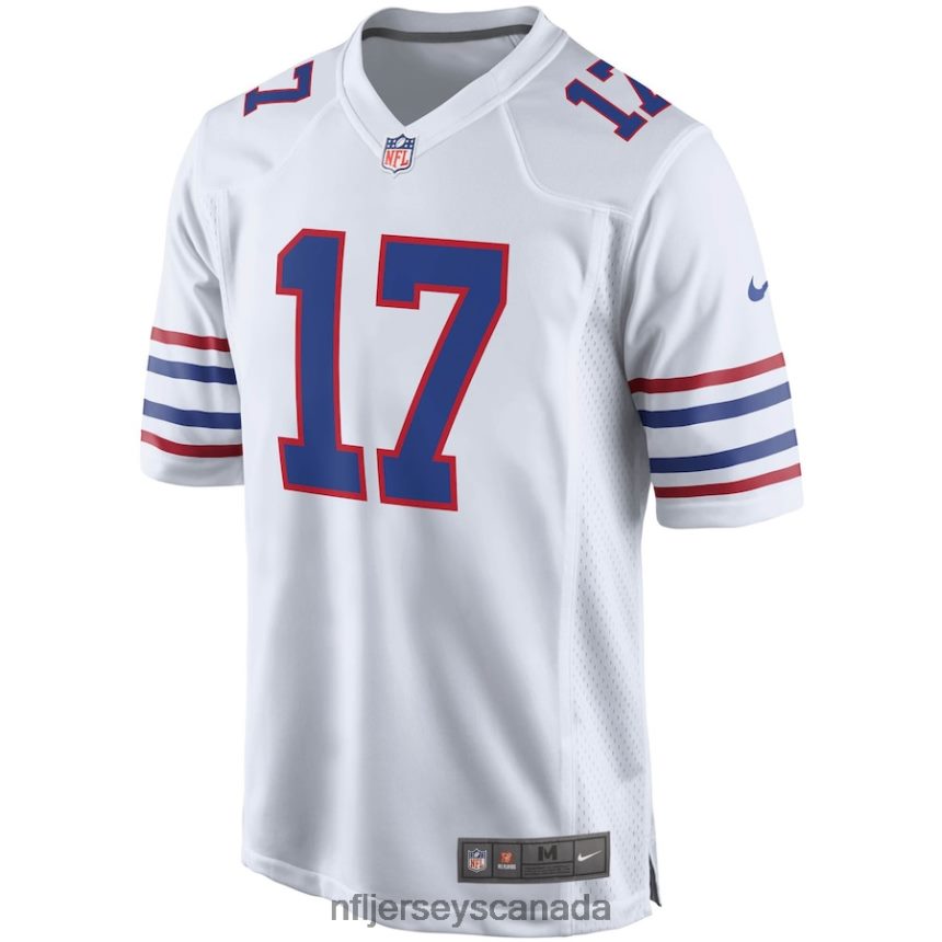 Youth Buffalo Bills Josh Allen Nike White Game Jersey Clothing NFL TBXFR62262