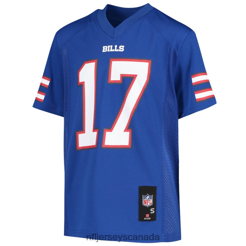 Youth Buffalo Bills Josh Allen Royal Replica Player Jersey Clothing NFL TBXFR61079