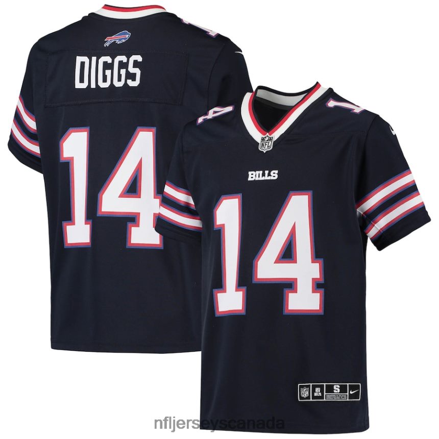Youth Buffalo Bills Stefon Diggs Nike Navy Inverted Team Game Jersey Clothing NFL TBXFR61208