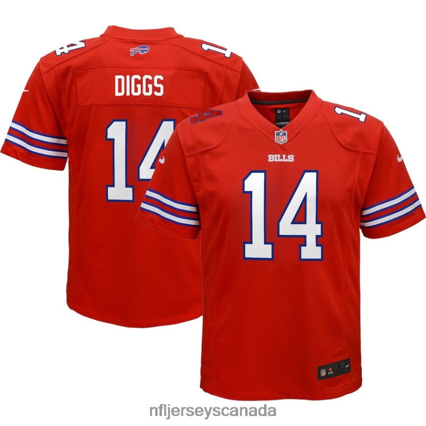 Youth Buffalo Bills Stefon Diggs Nike Red Game Jersey Clothing NFL TBXFR6474