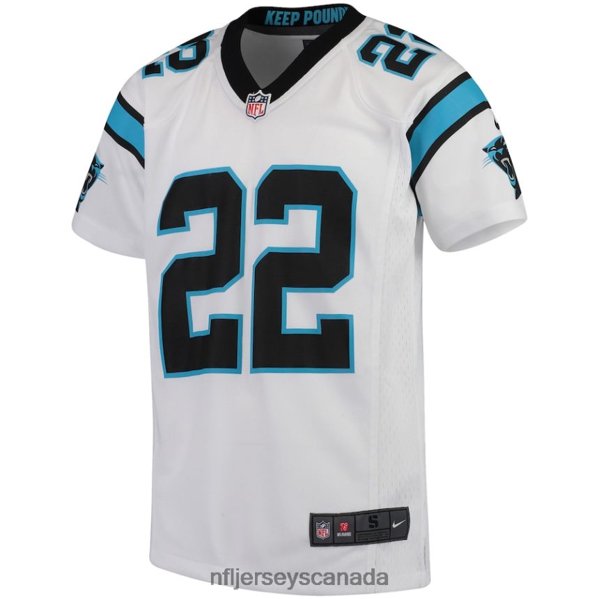 Youth Carolina Panthers Christian McCaffrey Nike White Player Game Jersey Clothing NFL TBXFR61800