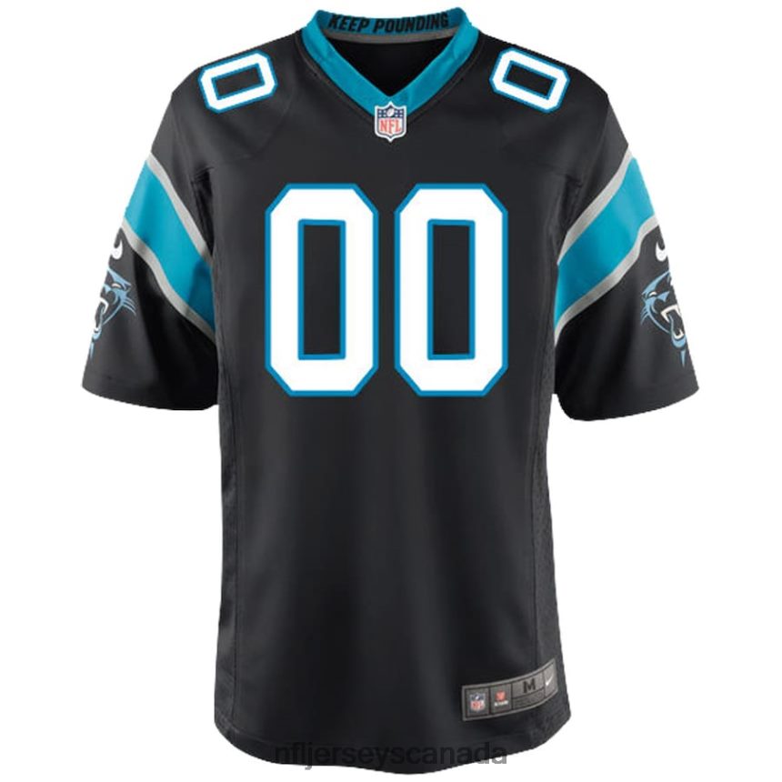Youth Carolina Panthers Nike Black Custom Game Jersey Clothing NFL TBXFR6517