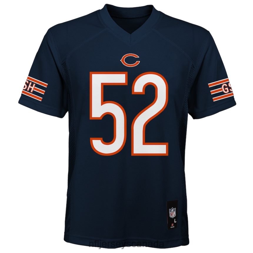 Youth Chicago Bears Khalil Mack Navy Replica Player Jersey Clothing NFL TBXFR61488
