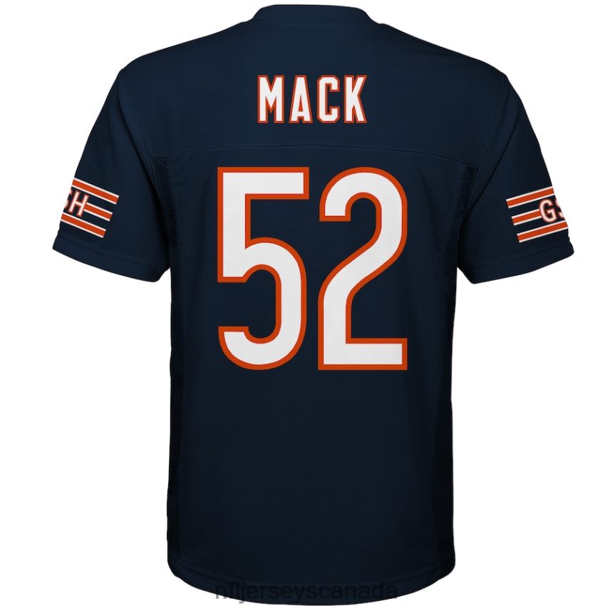 Youth Chicago Bears Khalil Mack Navy Replica Player Jersey Clothing NFL TBXFR61488