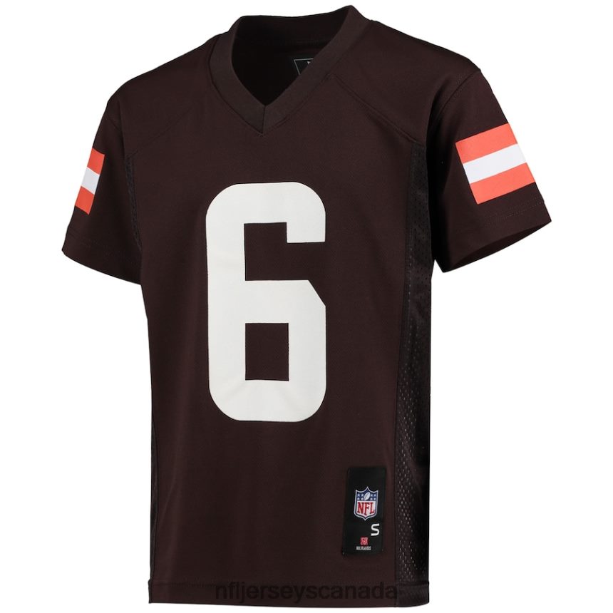 Youth Cleveland Browns Baker Mayfield Brown Replica Player Jersey Clothing NFL TBXFR62546