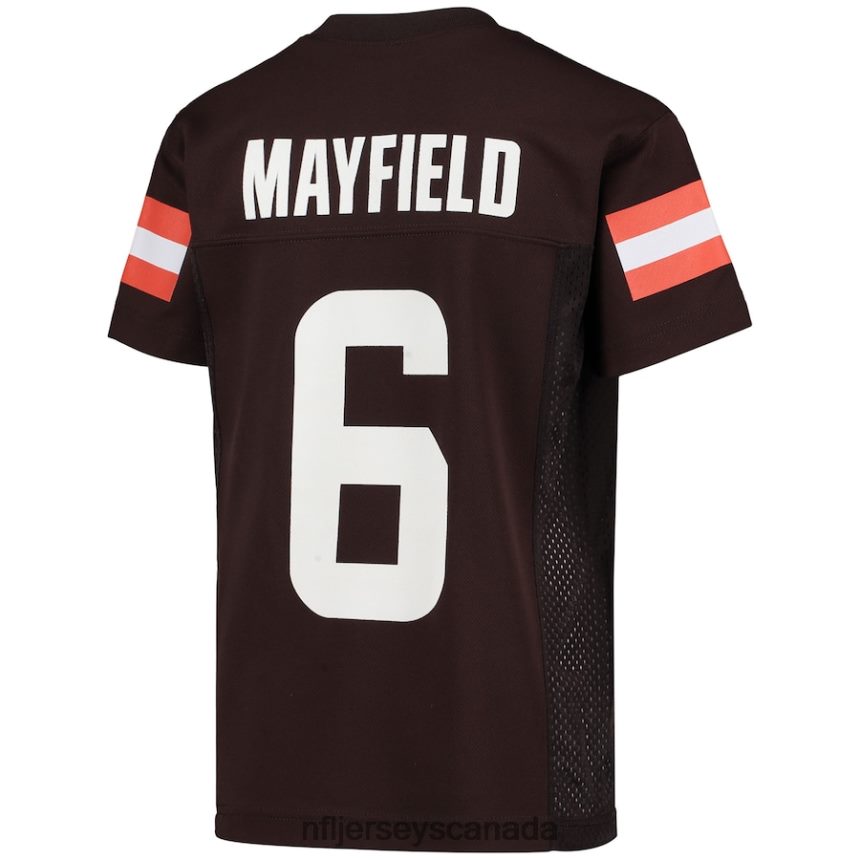 Youth Cleveland Browns Baker Mayfield Brown Replica Player Jersey Clothing NFL TBXFR62546