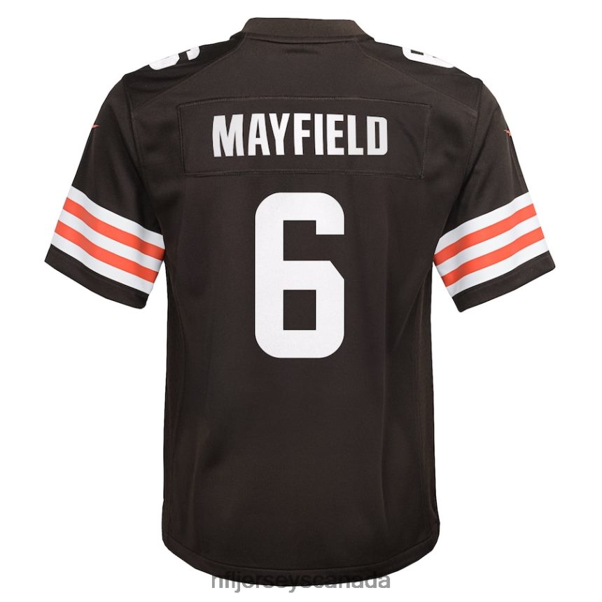 Youth Cleveland Browns Baker Mayfield Nike Brown Game Player Jersey Clothing NFL TBXFR64056