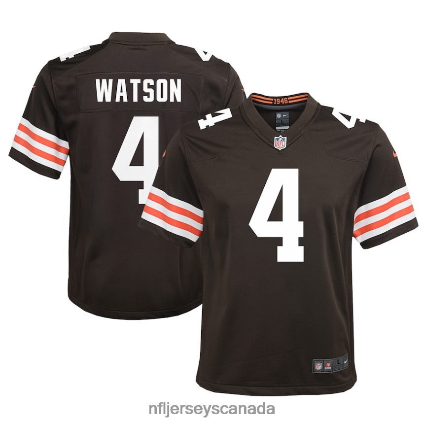 Youth Cleveland Browns Deshaun Watson Nike Brown Game Jersey Clothing NFL TBXFR62647