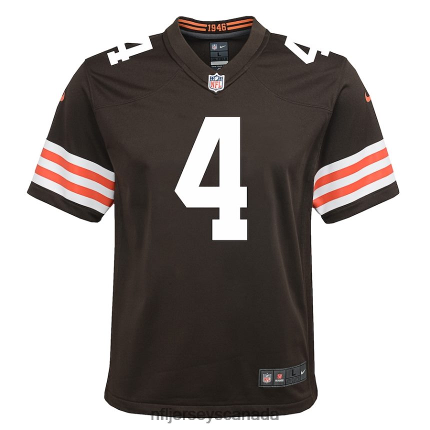 Youth Cleveland Browns Deshaun Watson Nike Brown Game Jersey Clothing NFL TBXFR62647