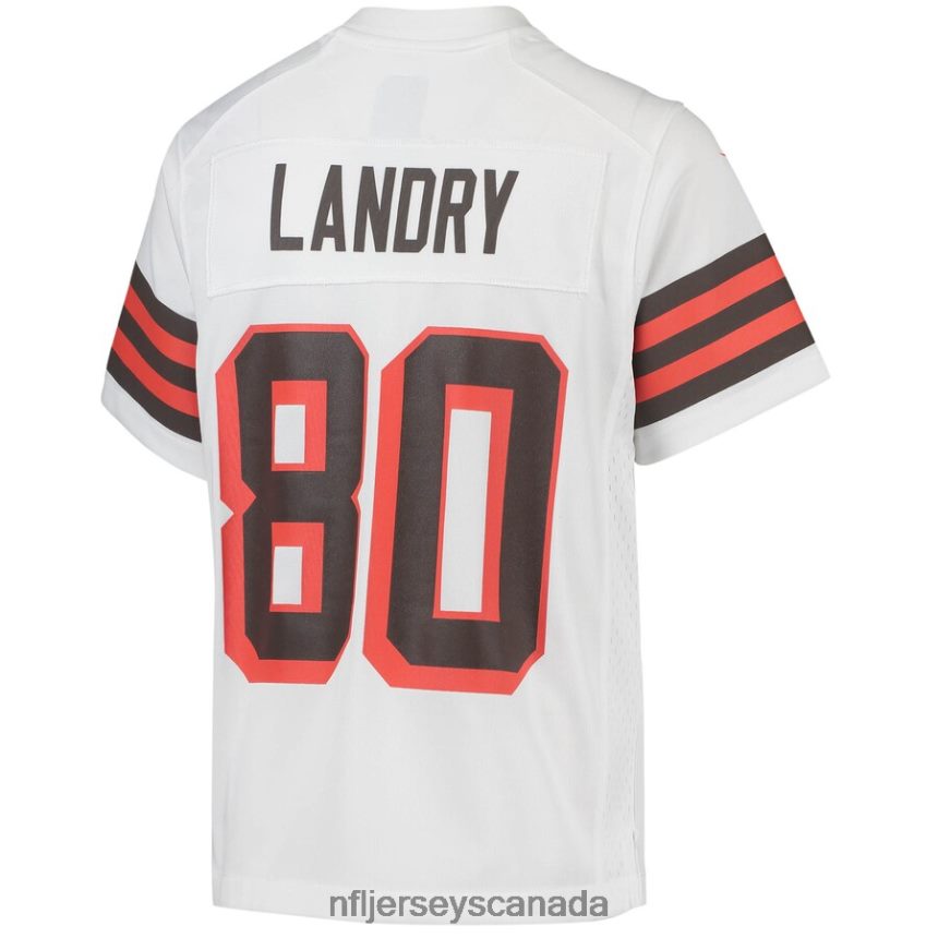 Youth Cleveland Browns Jarvis Landry Nike White 1946 Collection Alternate Game Jersey Clothing NFL TBXFR65578