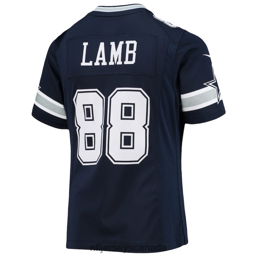 Youth Dallas Cowboys CeeDee Lamb Nike Navy Game Jersey Clothing NFL TBXFR62438