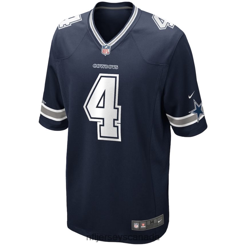 Youth Dallas Cowboys Dak Prescott Nike Navy Game Jersey Clothing NFL TBXFR6630