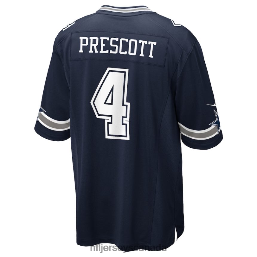 Youth Dallas Cowboys Dak Prescott Nike Navy Game Jersey Clothing NFL TBXFR6630