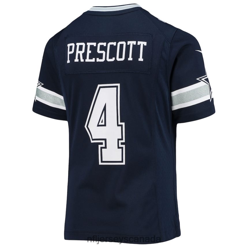 Youth Dallas Cowboys Dak Prescott Nike Navy Team Game Jersey Clothing NFL TBXFR61804