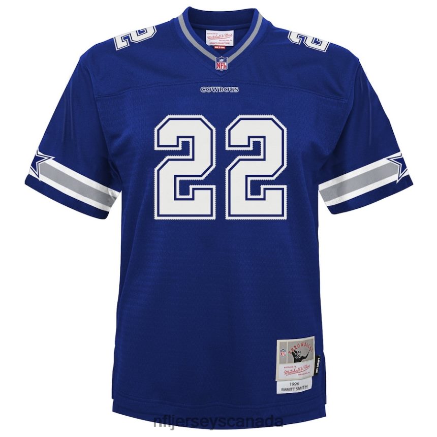 Youth Dallas Cowboys Emmitt Smith Mitchell  Ness Navy Retired Player Legacy Jersey Clothing NFL TBXFR6815