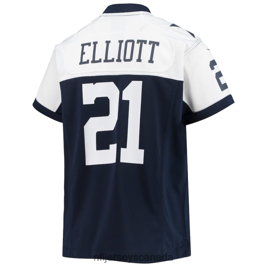 Youth Dallas Cowboys Ezekiel Elliott Nike Navy Alternate Player Game Jersey Clothing NFL TBXFR61149