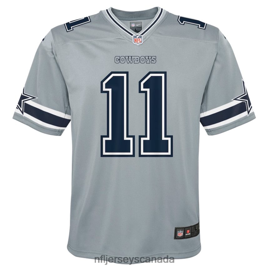 Youth Dallas Cowboys Micah Parsons Nike Gray Inverted Game Jersey Clothing NFL TBXFR62936