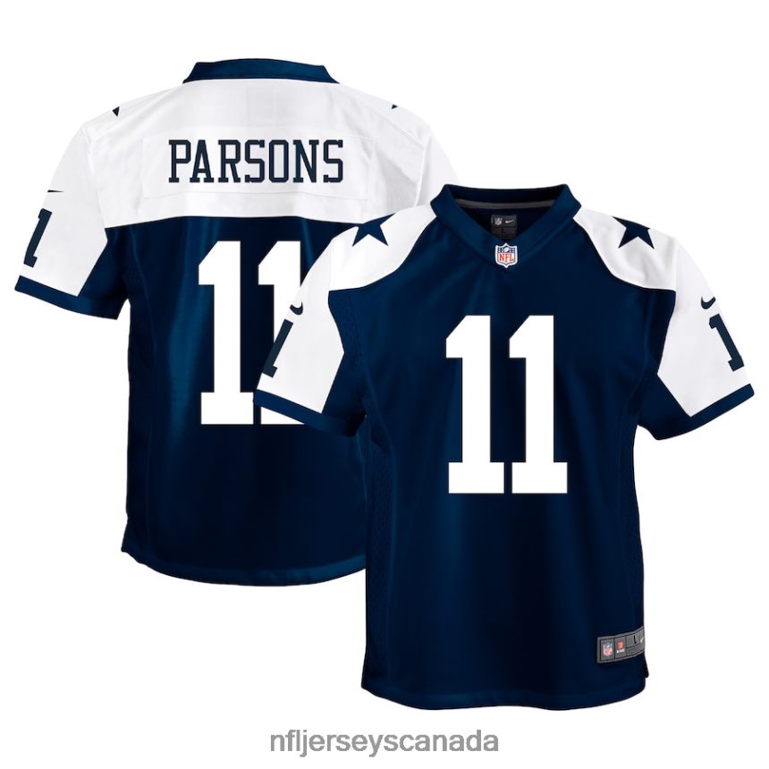 Youth Dallas Cowboys Micah Parsons Nike Navy Alternate Game Jersey Clothing NFL TBXFR6711