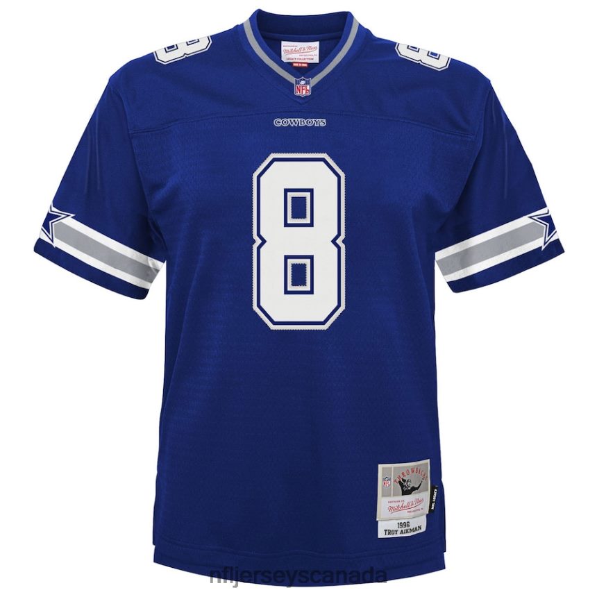 Youth Dallas Cowboys Troy Aikman Mitchell  Ness Navy Retired Player Legacy Jersey Clothing NFL TBXFR61575