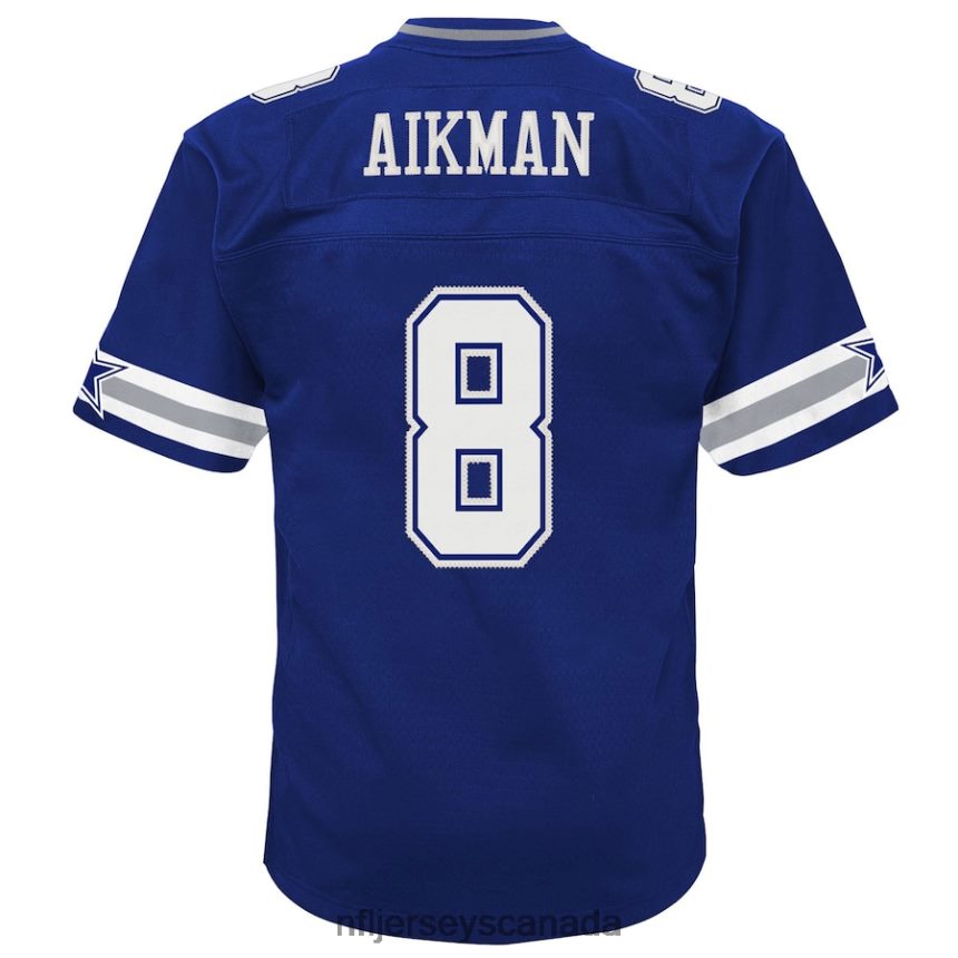 Youth Dallas Cowboys Troy Aikman Mitchell  Ness Navy Retired Player Legacy Jersey Clothing NFL TBXFR61575