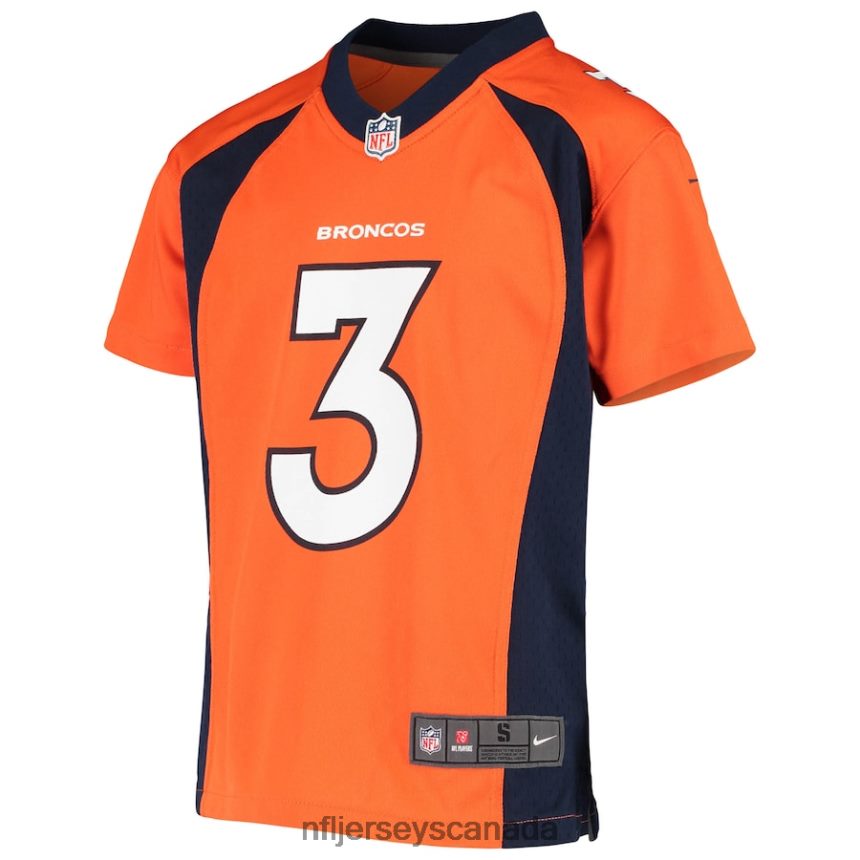 Youth Denver Broncos Drew Lock Nike Orange Player Game Jersey Clothing NFL TBXFR62217