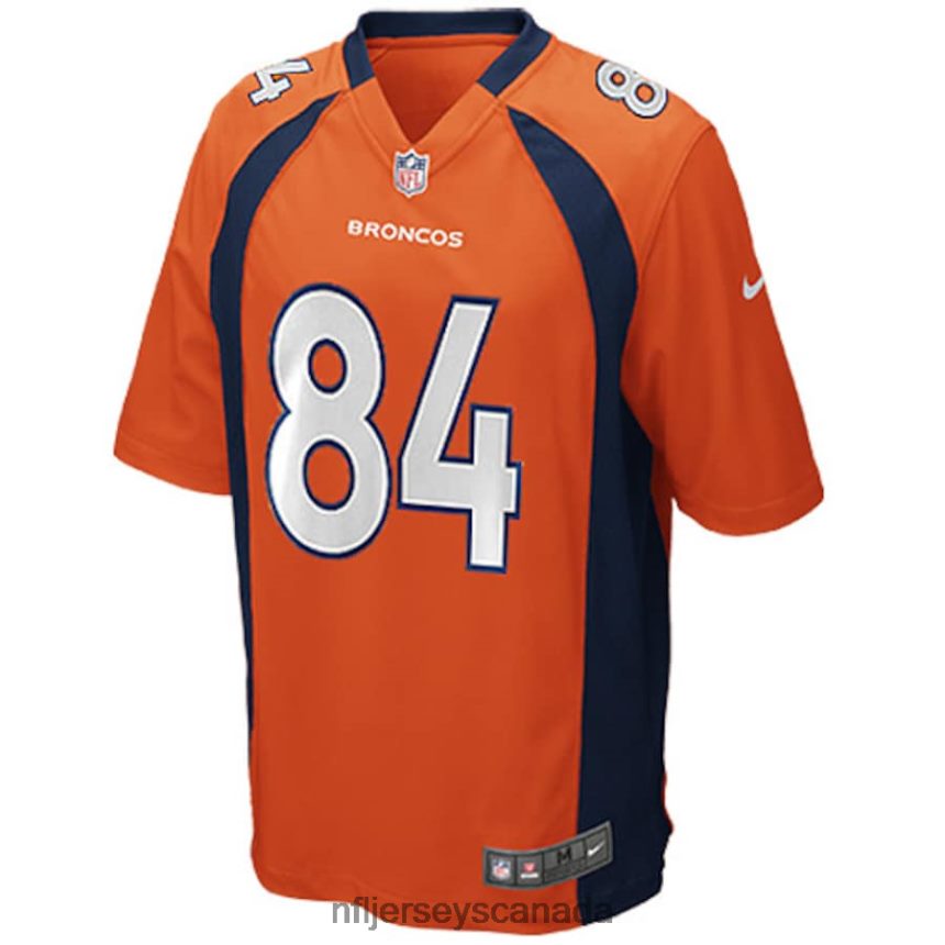 Youth Denver Broncos Jacob Tamme Nike Orange Team Color Game Jersey Clothing NFL TBXFR65104