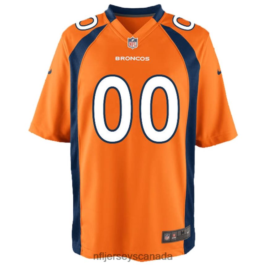Youth Denver Broncos Nike Orange Custom Game Jersey Clothing NFL TBXFR6562