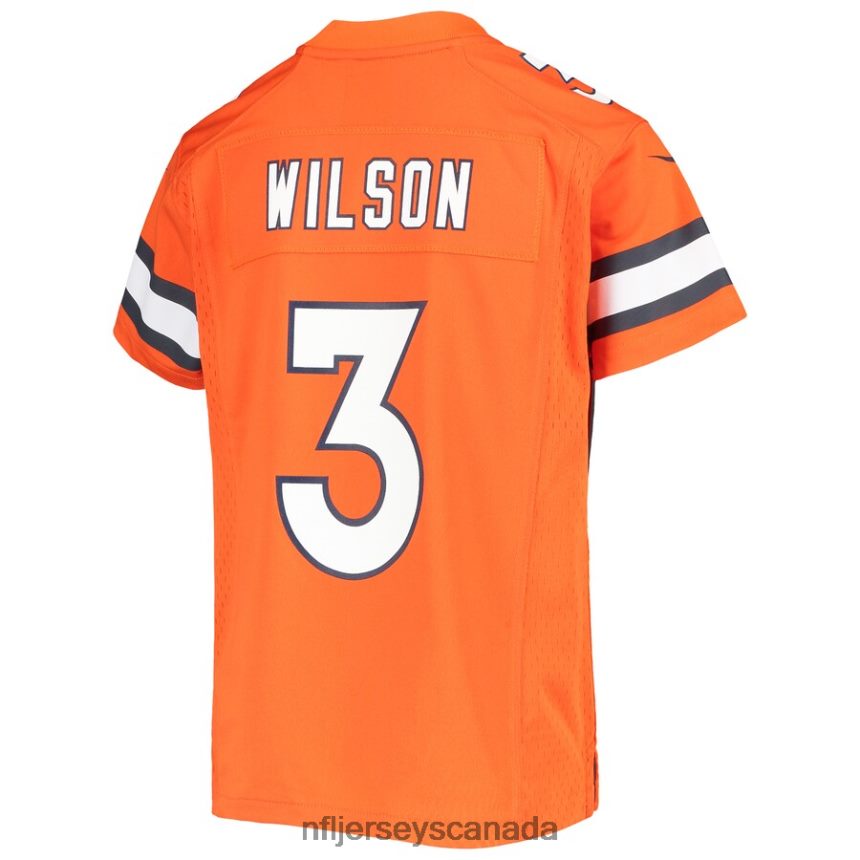 Youth Denver Broncos Russell Wilson Nike Orange Alternate Game Jersey Clothing NFL TBXFR61956