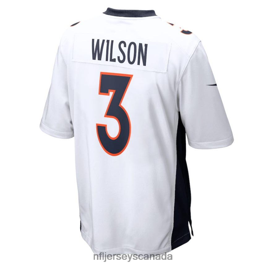 Youth Denver Broncos Russell Wilson Nike White Game Jersey Clothing NFL TBXFR6918