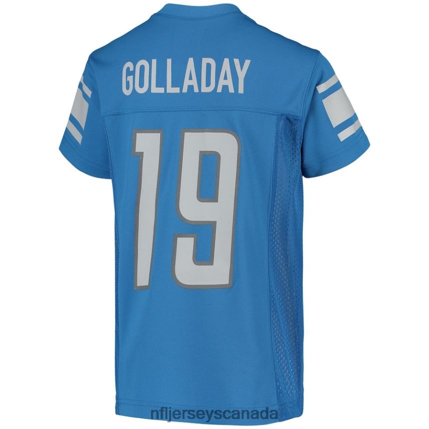 Youth Detroit Lions Kenny Golladay Blue Replica Player Jersey Clothing NFL TBXFR63020
