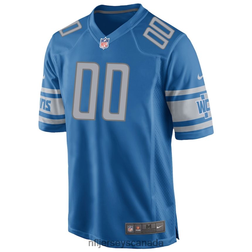 Youth Detroit Lions Nike Blue Custom Team Color Game Jersey Clothing NFL TBXFR6423