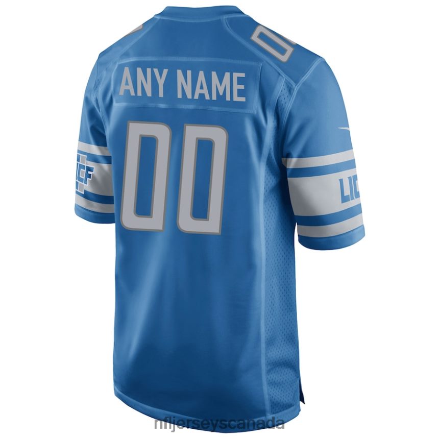 Youth Detroit Lions Nike Blue Custom Team Color Game Jersey Clothing NFL TBXFR6423