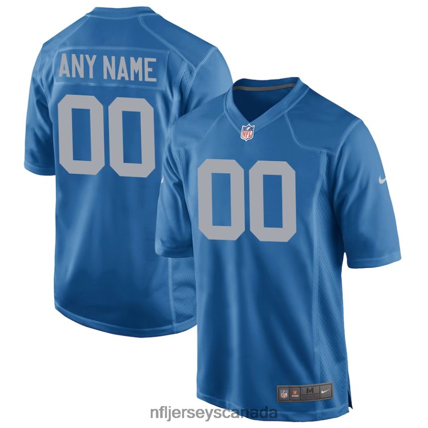 Youth Detroit Lions Nike Royal Custom Alternate Game Jersey Clothing NFL TBXFR62443