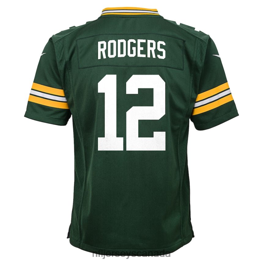 Youth Green Bay Packers Aaron Rodgers Nike Green Game Jersey Clothing NFL TBXFR6936