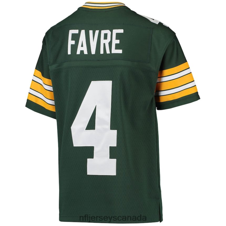 Youth Green Bay Packers Brett Favre Mitchell  Ness Green 1996 Retired Player Legacy Jersey Clothing NFL TBXFR61373