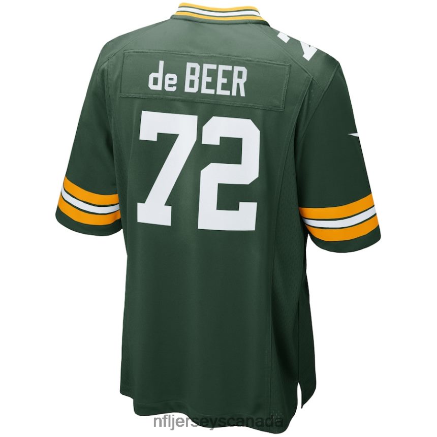 Youth Green Bay Packers Gerhard de Beer Nike Green Game Jersey Clothing NFL TBXFR65176