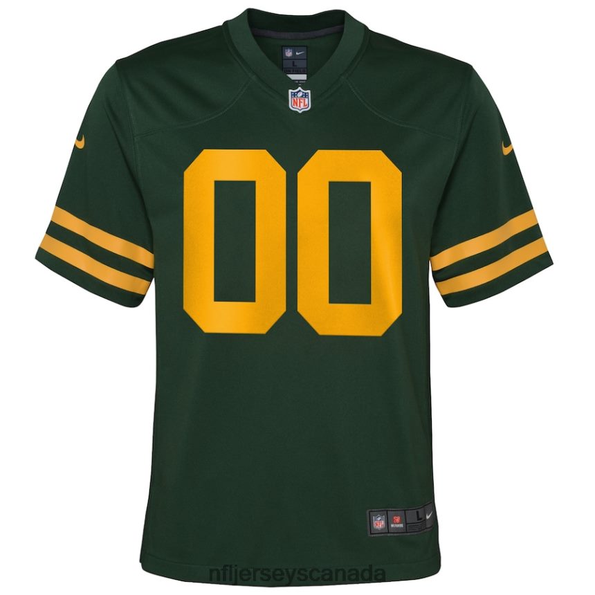 Youth Green Bay Packers Nike Green Alternate Custom Jersey Clothing NFL TBXFR61080