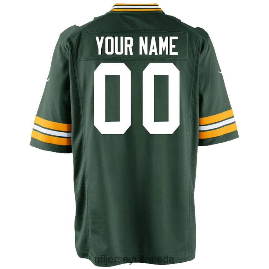 Youth Green Bay Packers Nike Green Custom Game Jersey Clothing NFL TBXFR6281