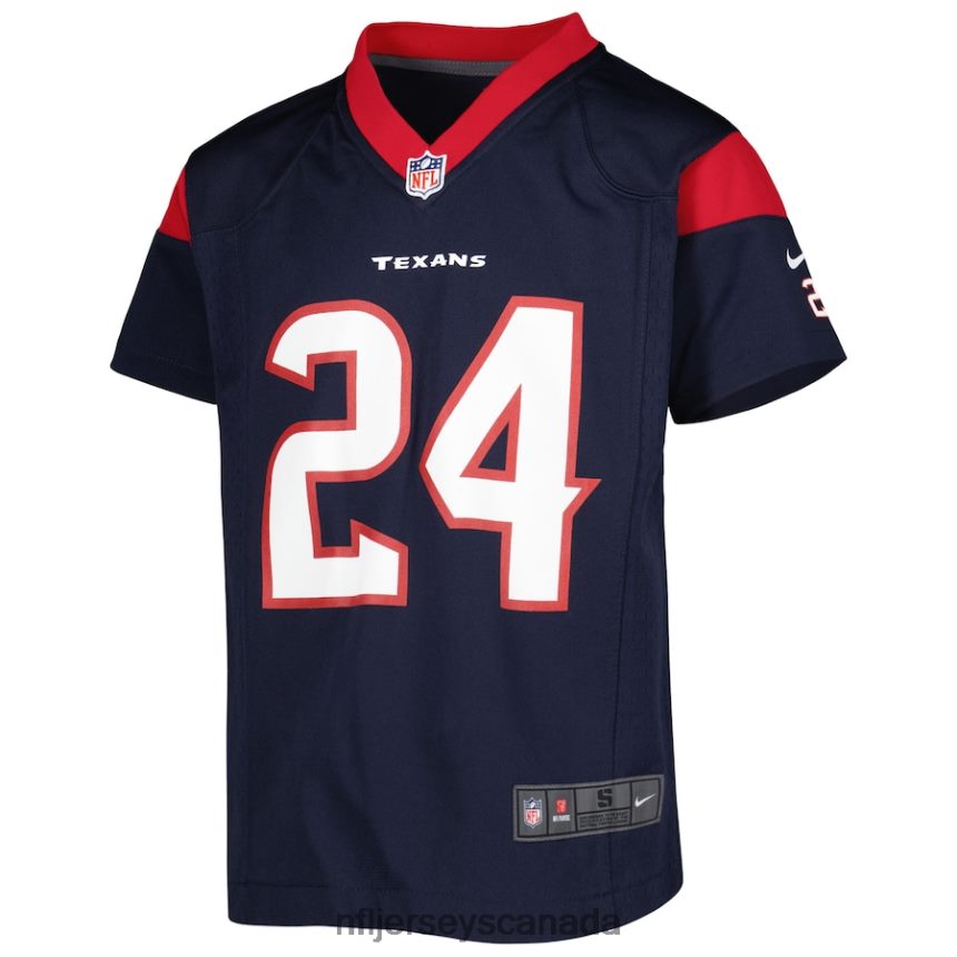 Youth Houston Texans Derek Stingley Jr Nike Navy Game Jersey Clothing NFL TBXFR62877