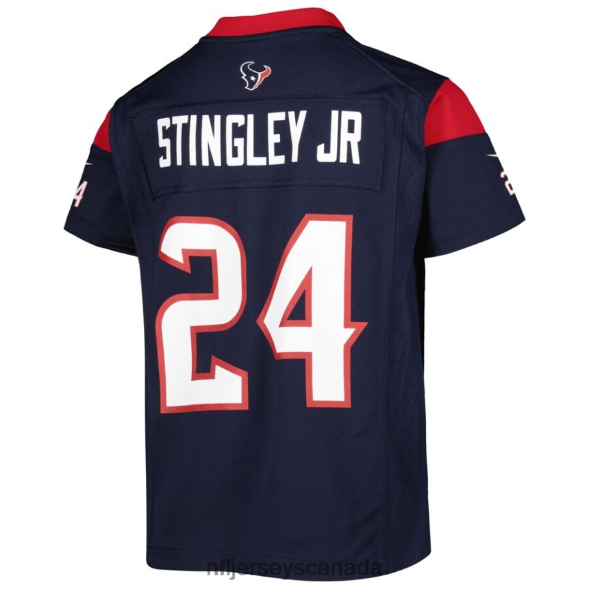 Youth Houston Texans Derek Stingley Jr Nike Navy Game Jersey Clothing NFL TBXFR62877
