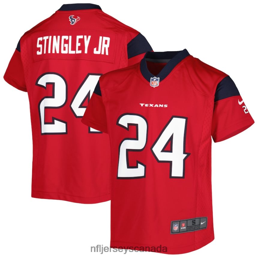 Youth Houston Texans Derek Stingley Jr Nike Red Game Jersey Clothing NFL TBXFR61848