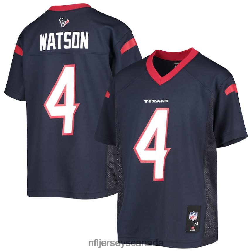 Youth Houston Texans Deshaun Watson Navy Replica Player Jersey Clothing NFL TBXFR62986