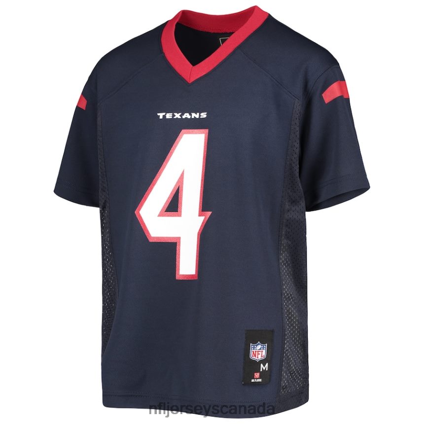 Youth Houston Texans Deshaun Watson Navy Replica Player Jersey Clothing NFL TBXFR62986