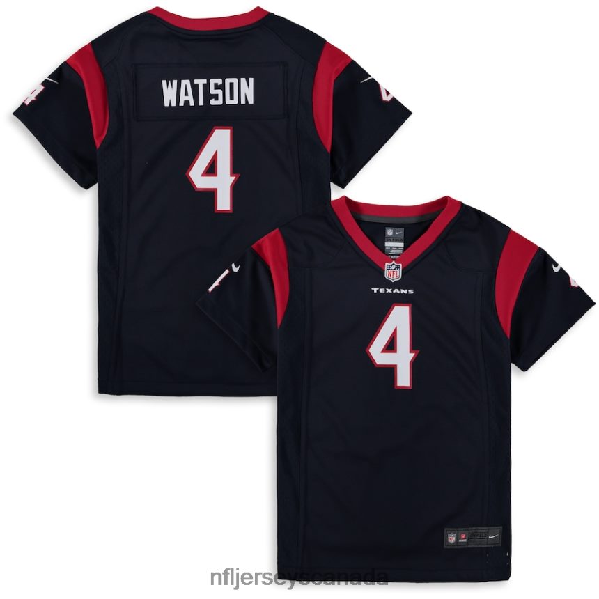 Youth Houston Texans Deshaun Watson Nike Navy Game Jersey Clothing NFL TBXFR63974