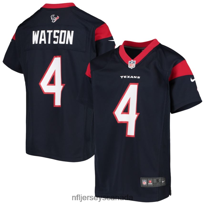 Youth Houston Texans Deshaun Watson Nike Navy Player Game Jersey Clothing NFL TBXFR62678